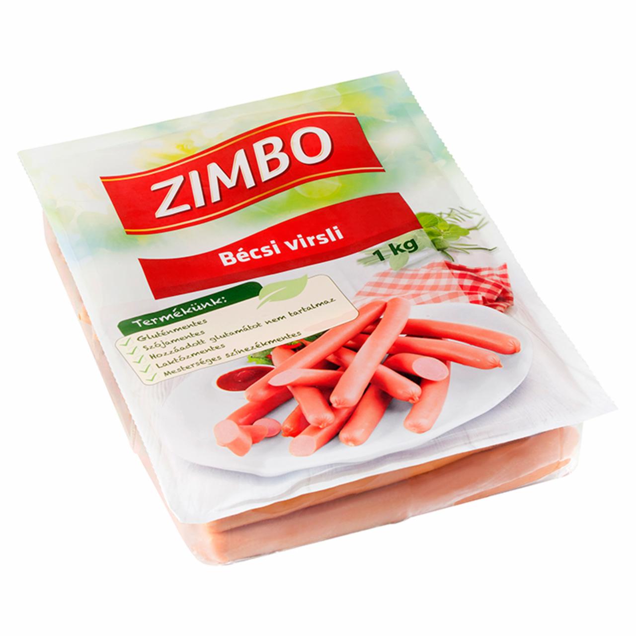 Photo - Zimbo Wiener Pork Frankfurters 1000 g
