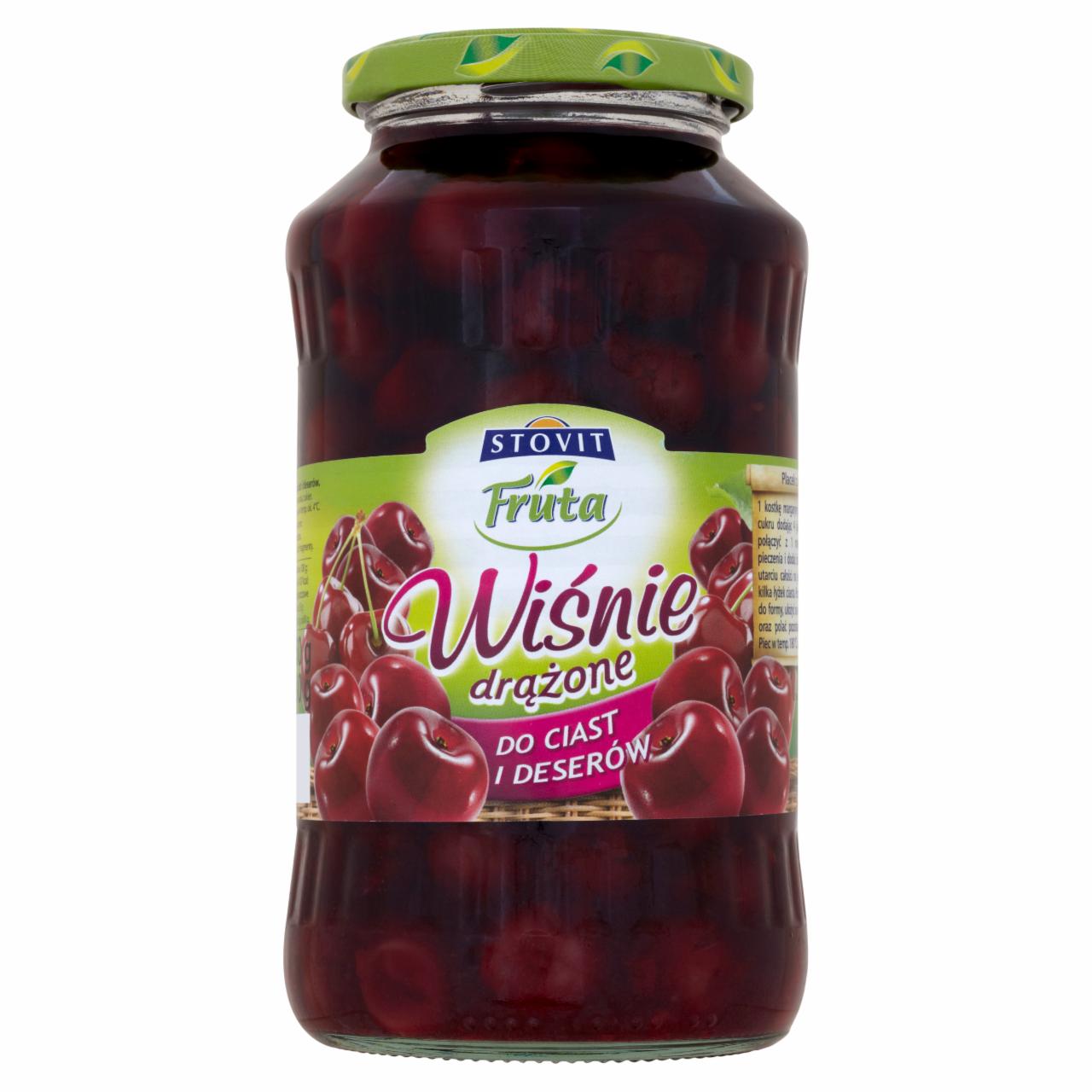 Photo - Stovit Fruta Hollow Cherry for Cake and Dessert 730 g