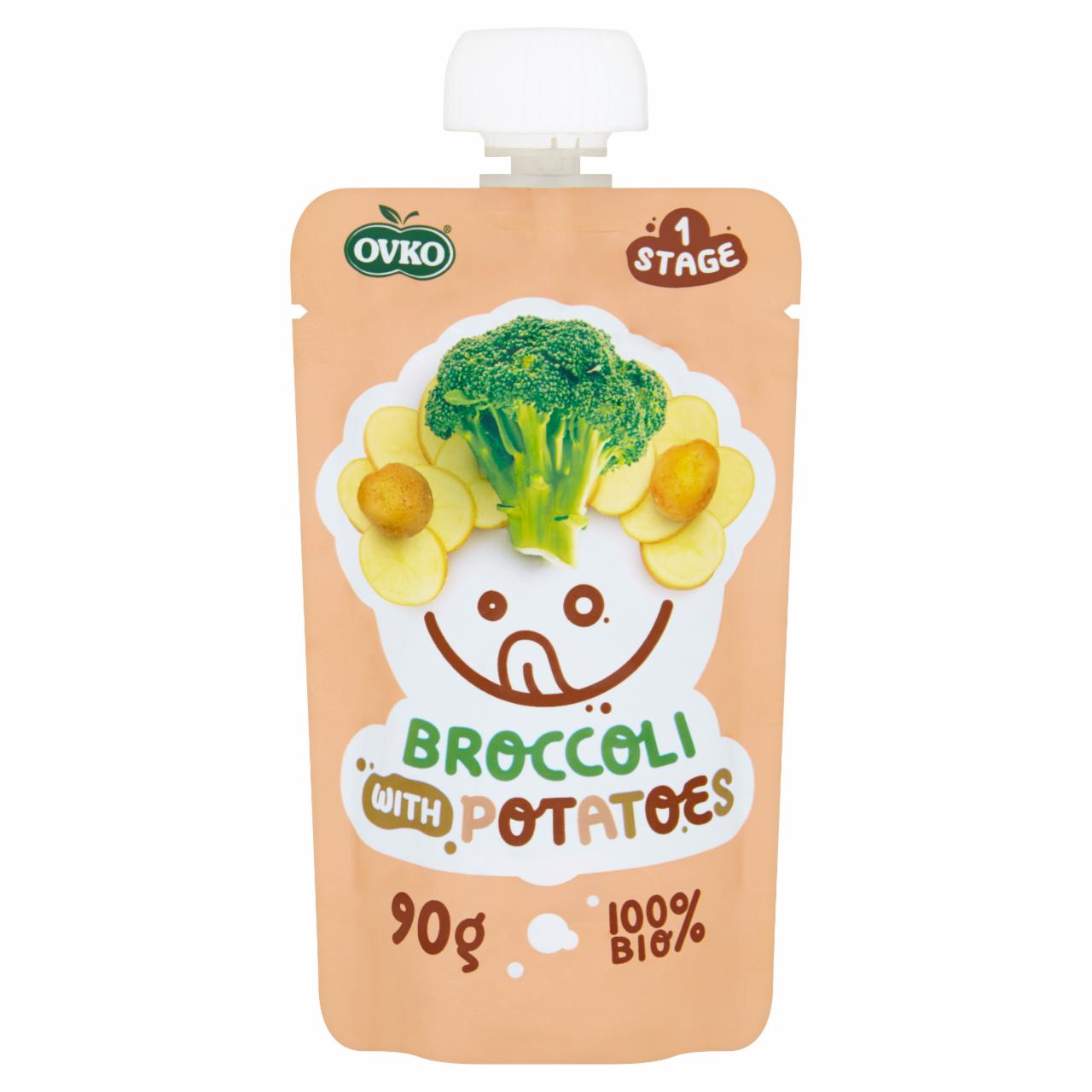 Photo - Ovko Broccoli Potato 6 Months Onwards Organic Puree 90 g