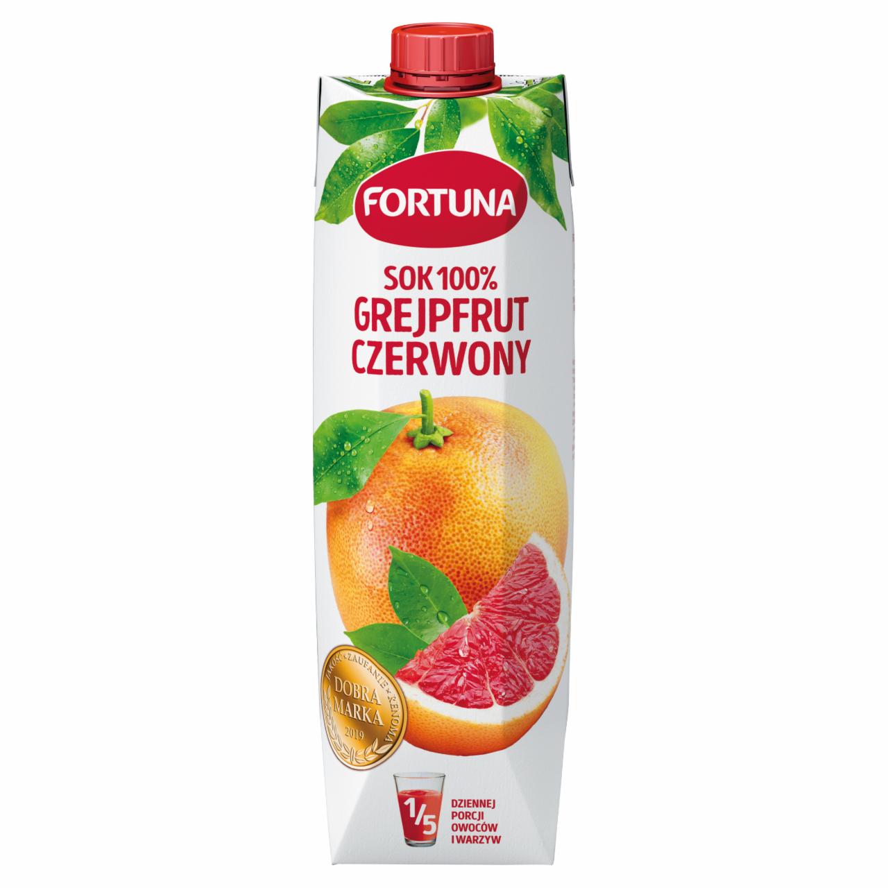 Photo - Fortuna Red Grapefruit 100% Juice 1 L
