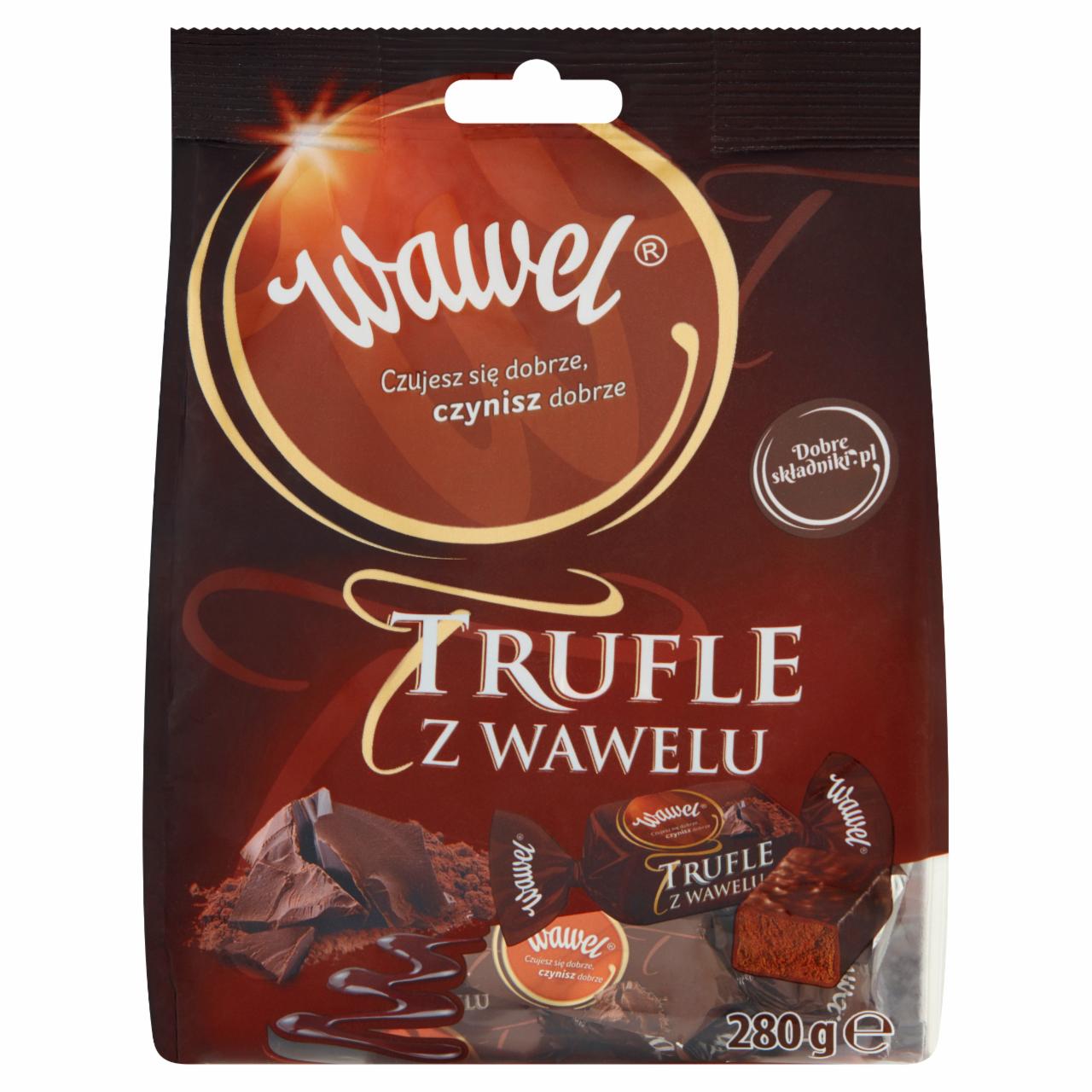 Photo - Wawel Trufle z Wawelu Chocolate Coated Candies with Rum Flavour 280 g
