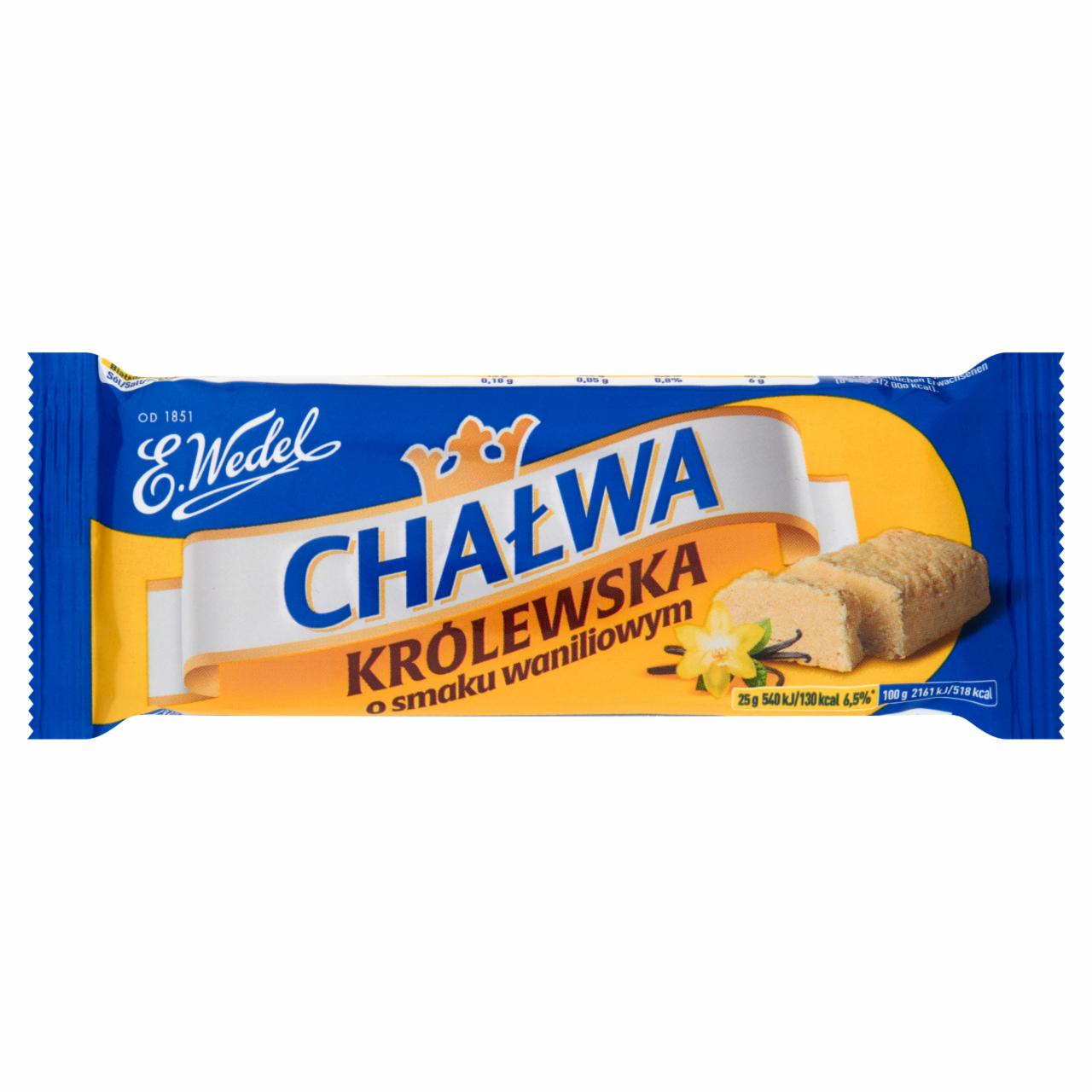 Photo - E. Wedel Królewska Sesame Halva Vanilla Flavour 100 g