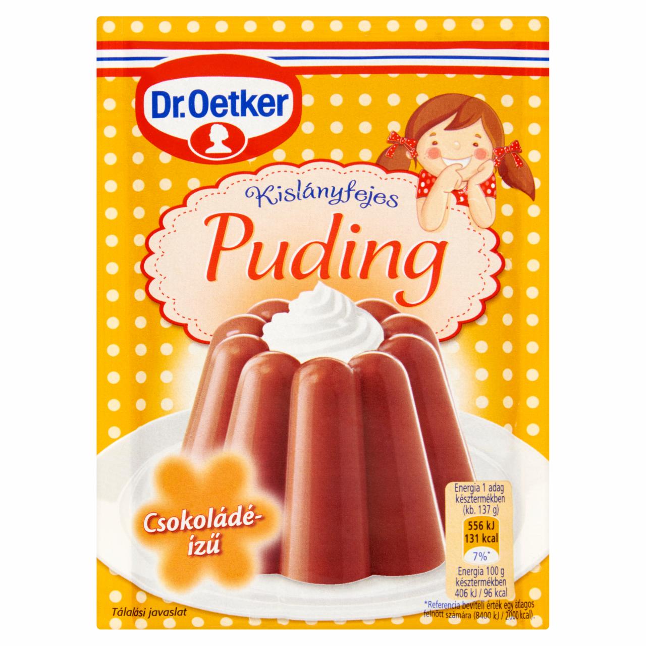 Photo - Dr. Oetker Kislányfejes Puding Chocolate Flavoured Pudding Powder 40 g