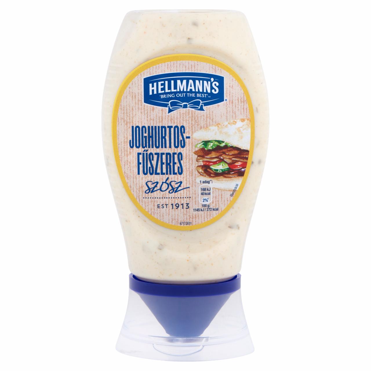 Photo - Hellmann's Sauce with Yoghurt and Spices 250 ml