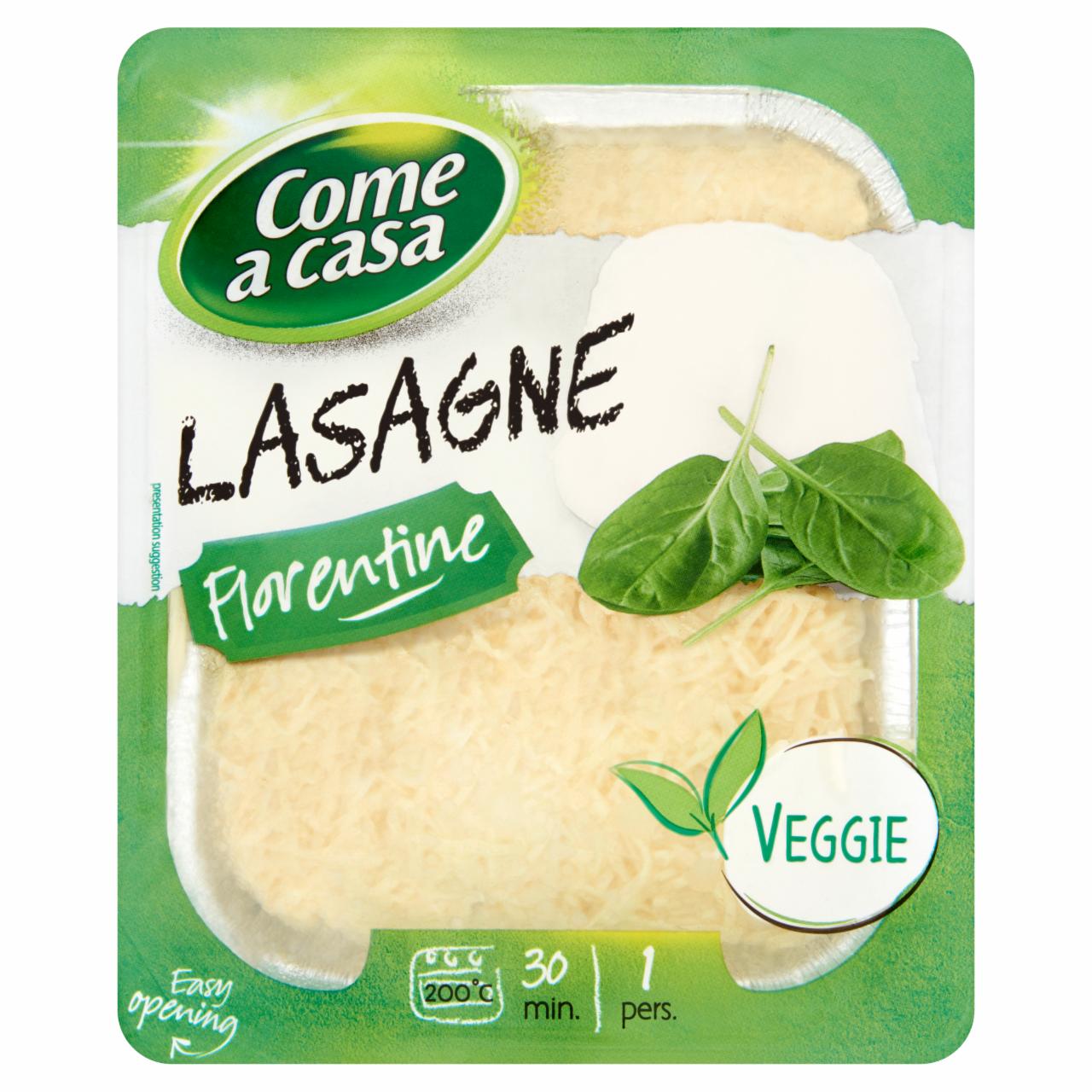 Photo - Come a Casa Lasagne Spinach Ricotta 400 g