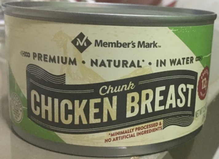 Photo - Chunk Chicken Breast natural in water Member's Mark