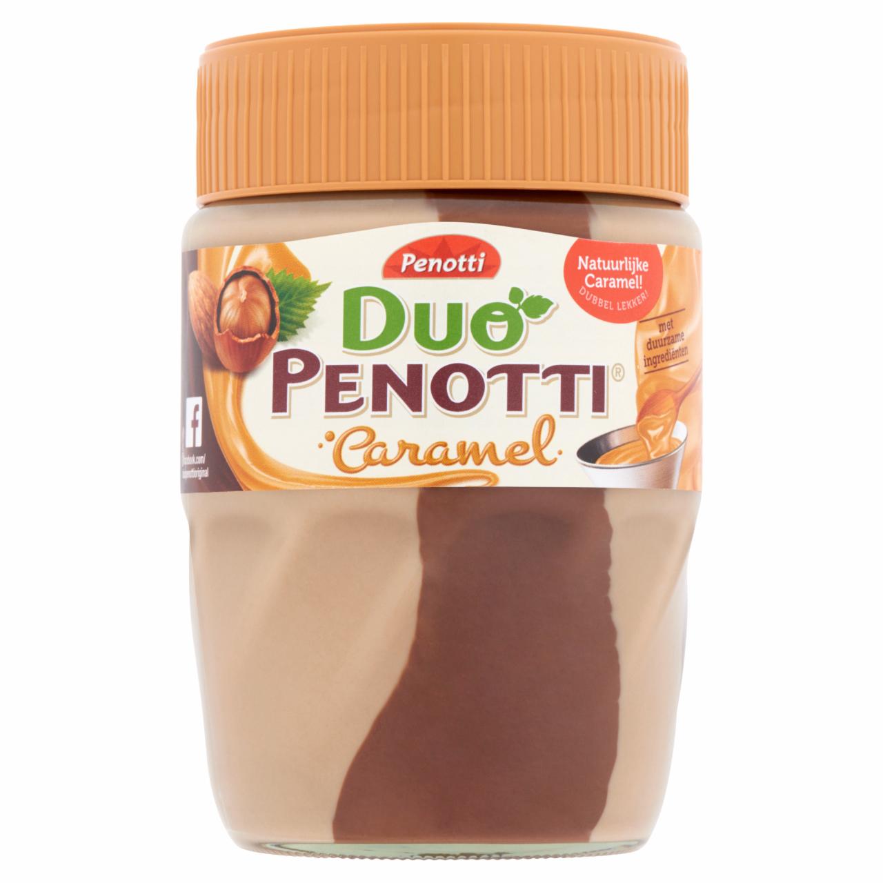 Photo - Duo Penotti Caramel Chocolate-Caramel Peanut Butter Spread 350 g
