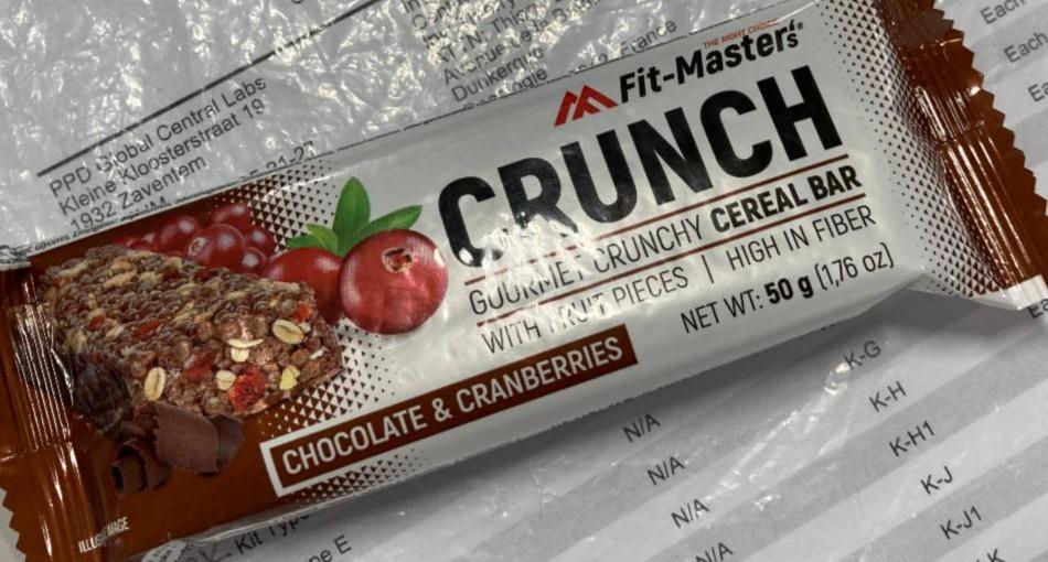 Photo - Crunch Chocolate & Cranberries Fit-Master’s