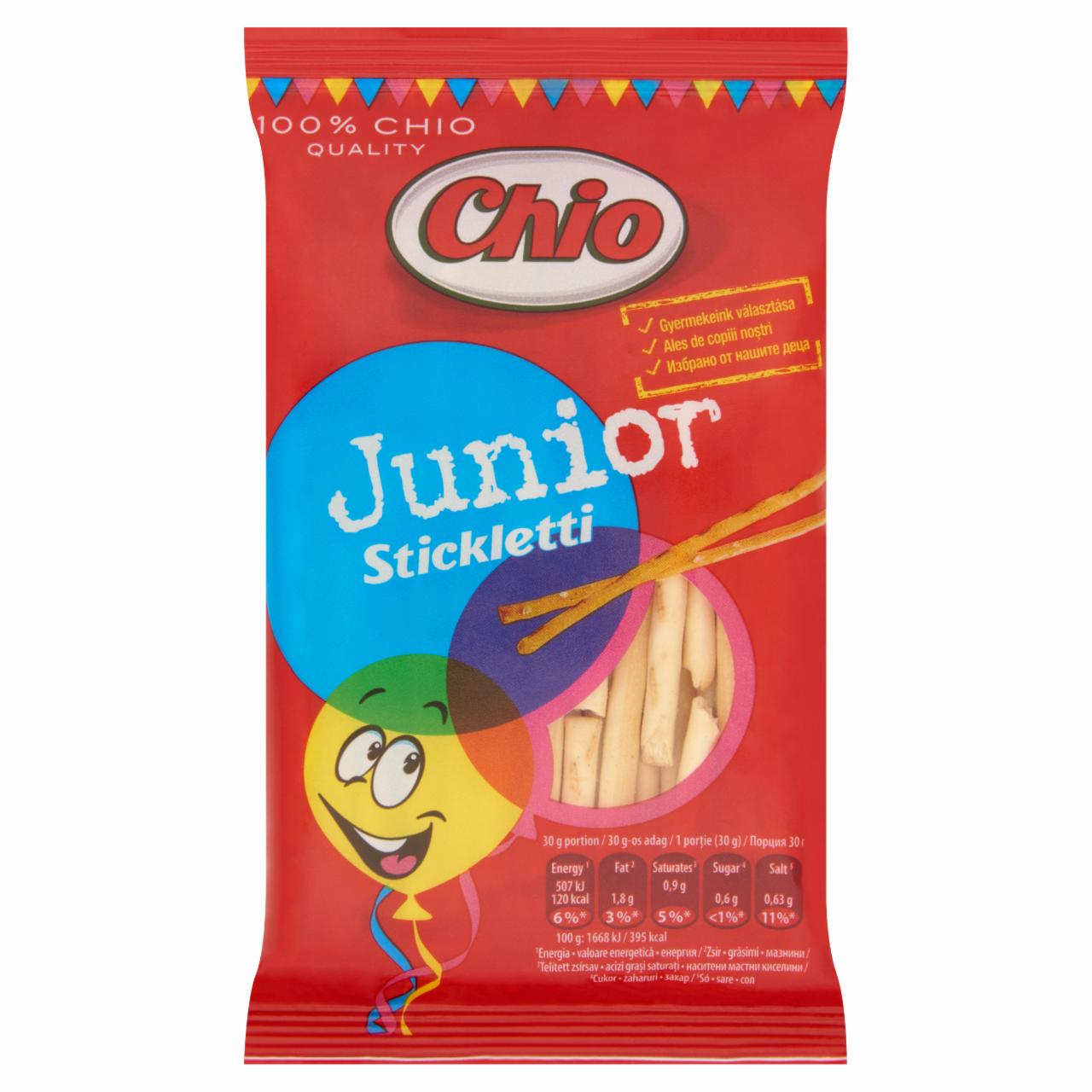 Photo - Chio Junior Stickletti Salted Stick 40 g