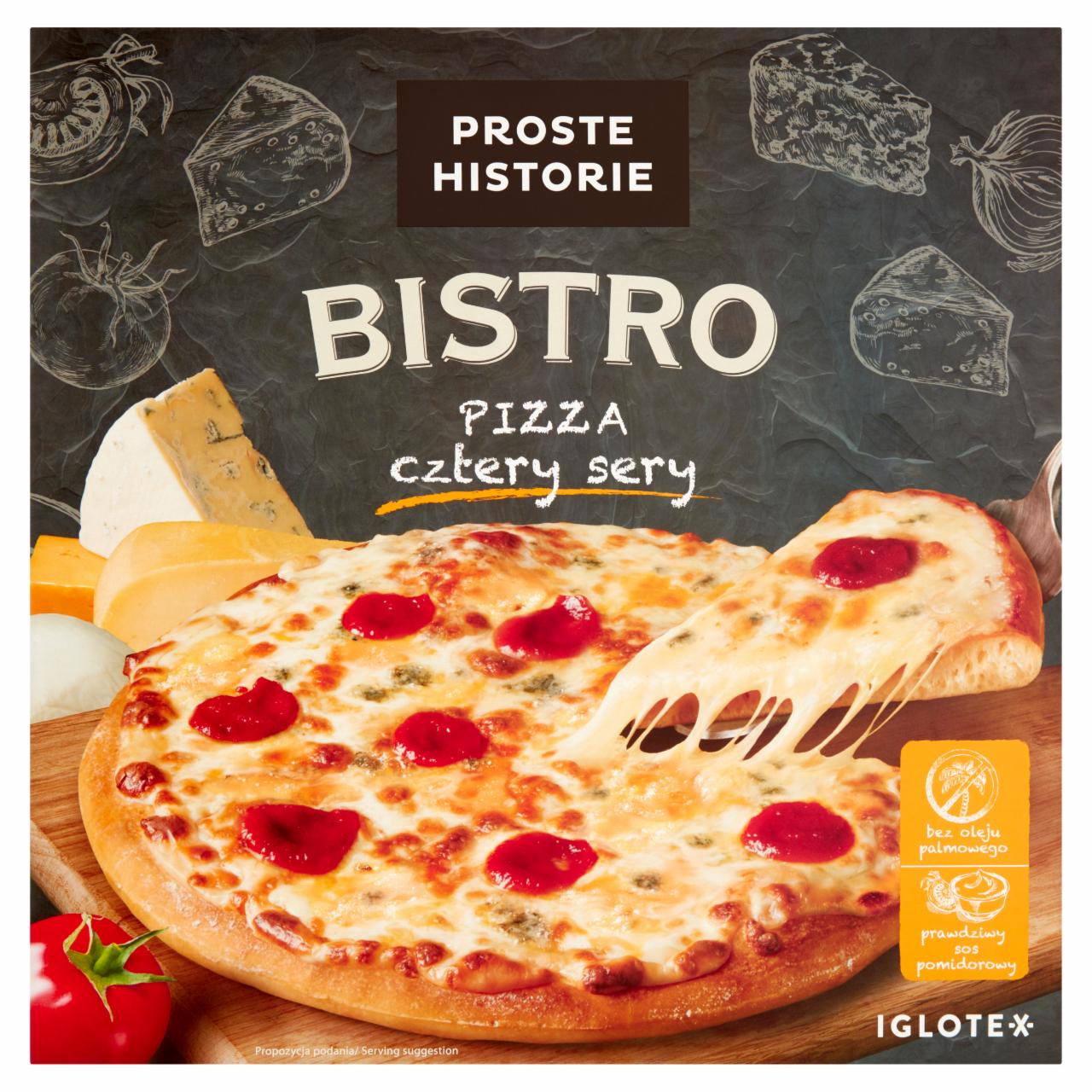 Photo - Proste Historie Bistro Four Cheese Pizza 390 g