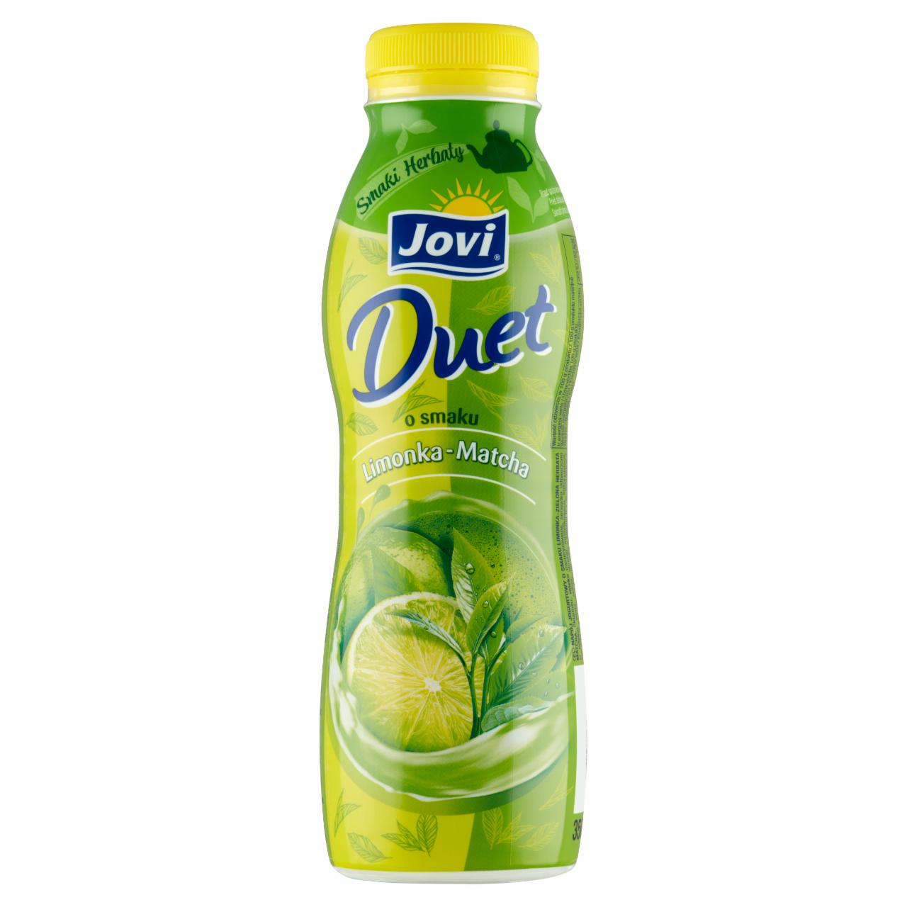 Photo - Jovi Duet Taste of Tea Lime-Matcha Flavour Yoghurt Drink 350 g