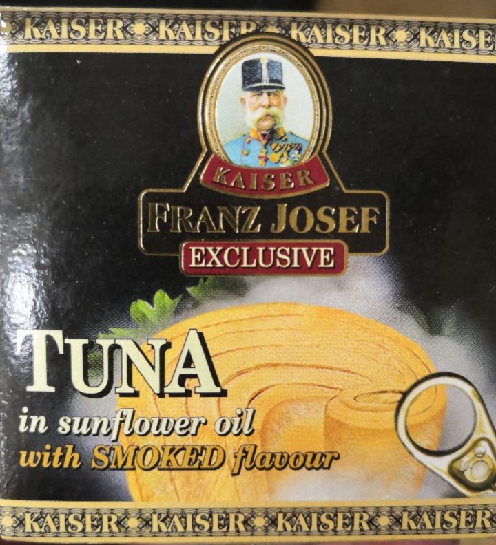 Photo - Tuna in sunflower oil with smoked flavour Kaiser Franz Josef