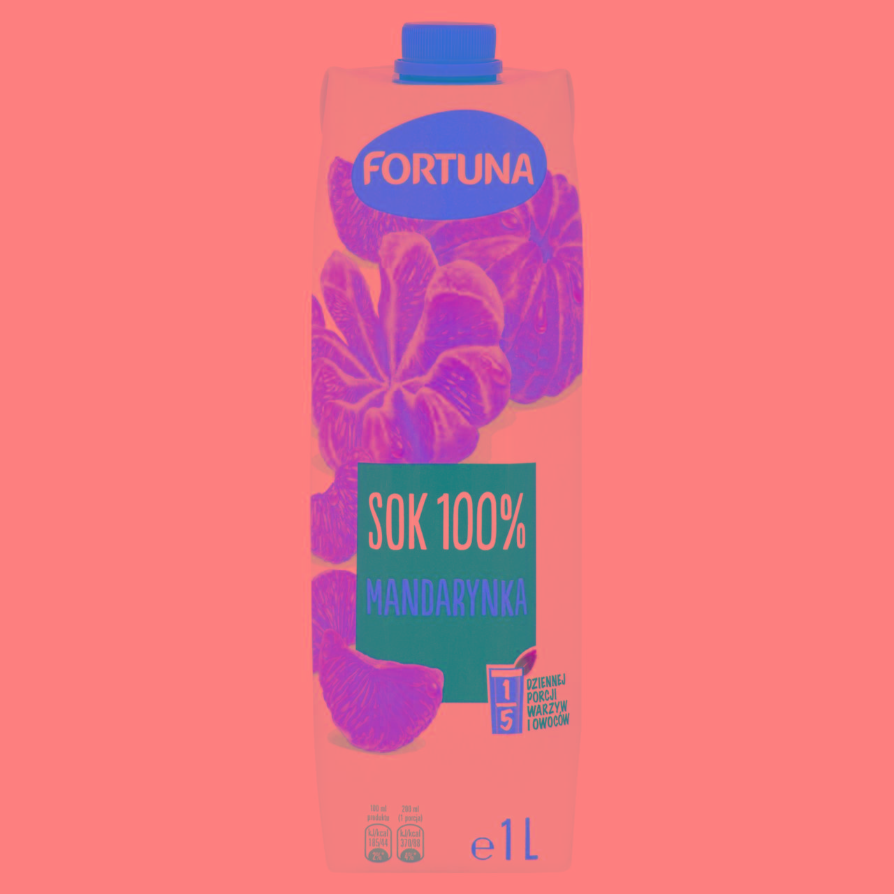 Photo - Fortuna 100% Mandarine Juice Made from Concentrated Mandarine Juice 1 L