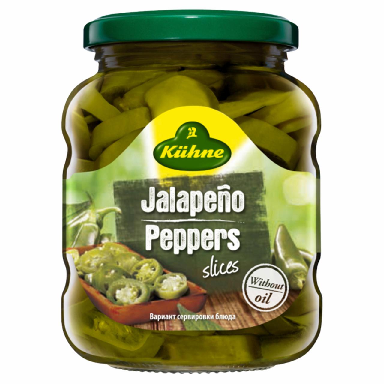 Photo - Kühne Sliced Jalapeno Peppers 330 g