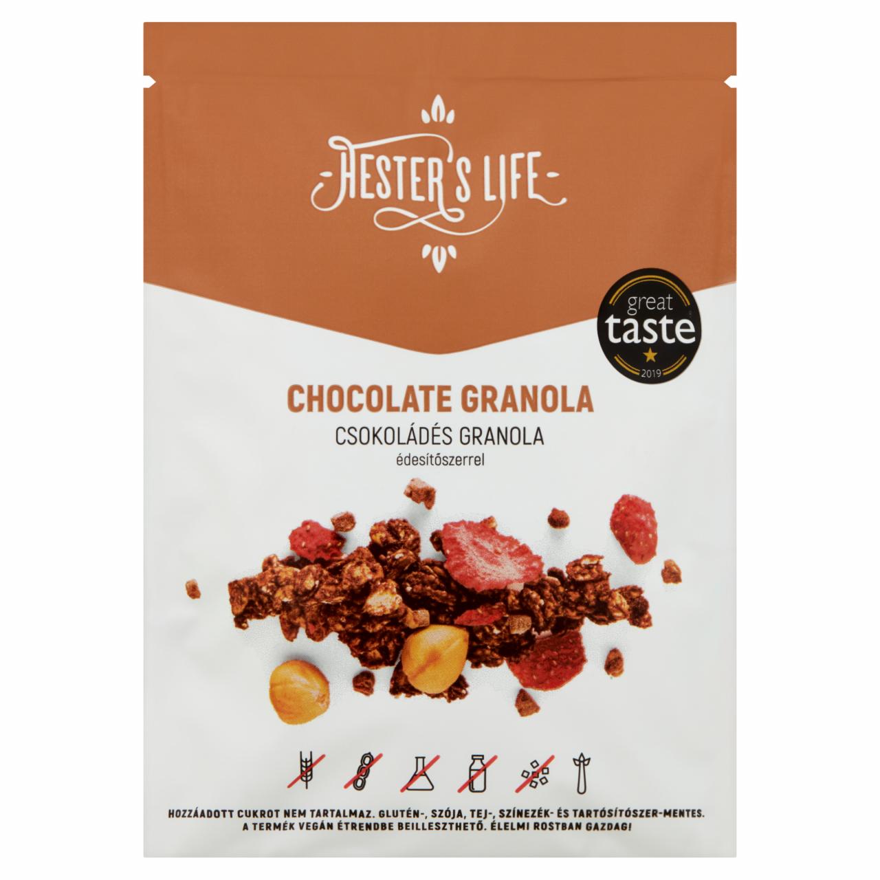 Photo - Hester's Life Chocolate Granola with Sweetener 60 g