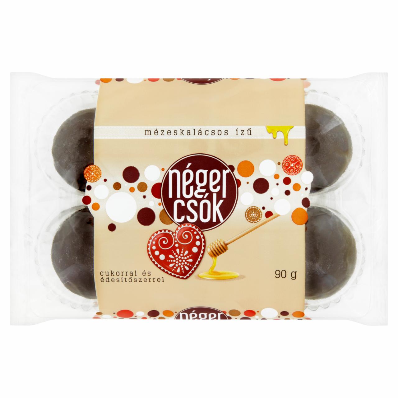 Photo - Négercsók Cocoa Dollop Dipped Gingerbread Flavoured Mousse Cake with Sugar and Sweetener 90 g