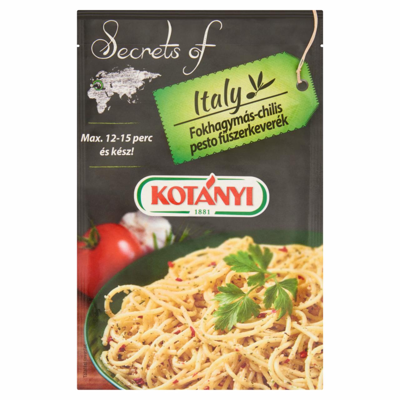 Photo - Kotányi Secrets of Italy Garlic-Chili Pesto Seasoning Mix 20 g