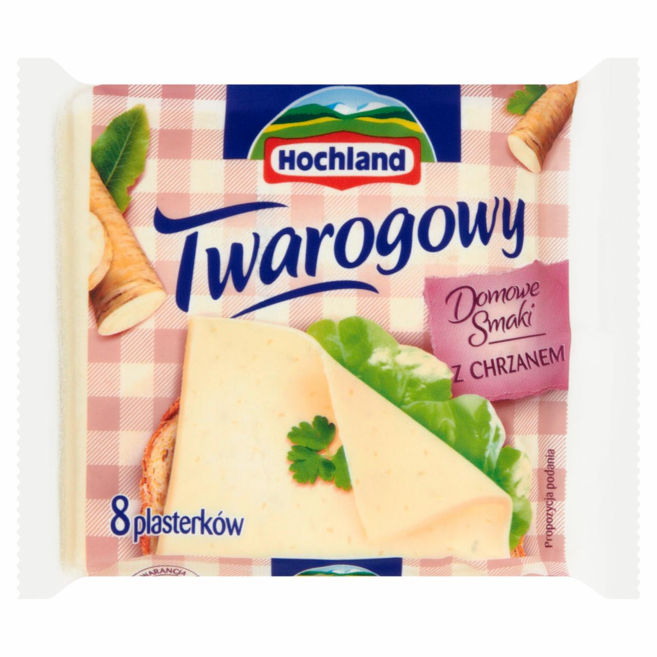 Photo - Hochland Twarogowy with Horseradish White Cheese 150 g (8 Slices)