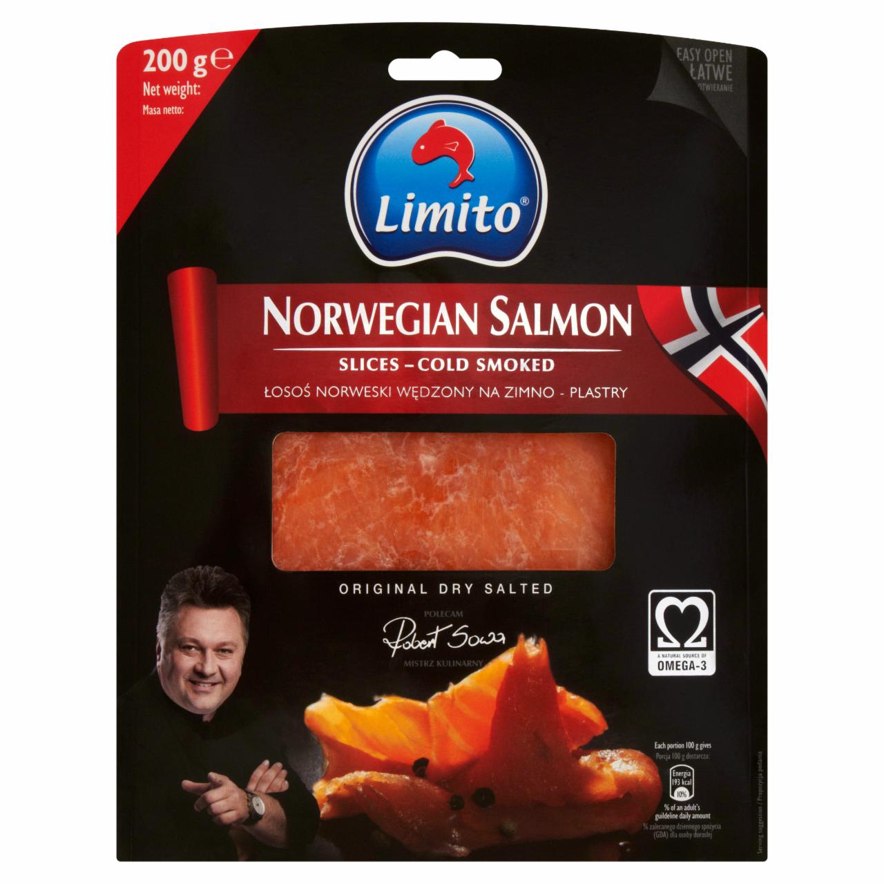 Photo - Limito Norwegian Salmon Slices - Cold Smoked 200 g