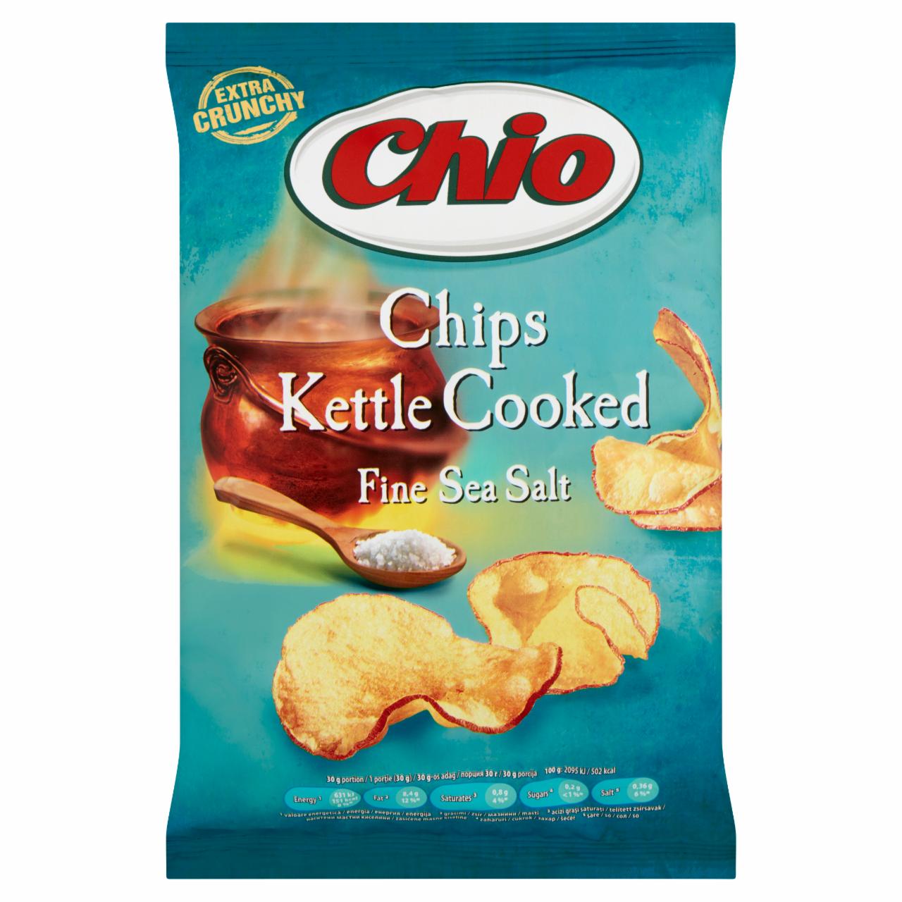 Photo - Chio Kettle Cooked Potato Chips Fried with Skin with Rosemary and Sea Salt Flavour 80 g