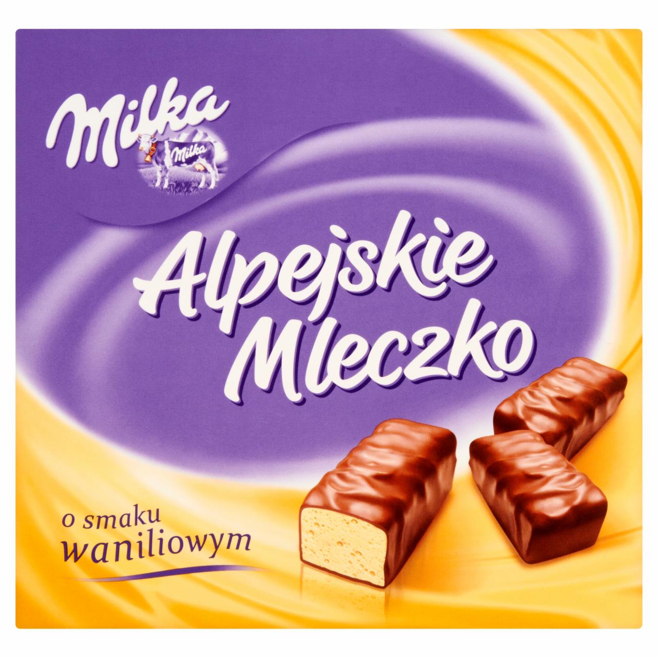 Photo - Milka Alpejskie Mleczko Vanilla Flavour Marshmallows 350 g