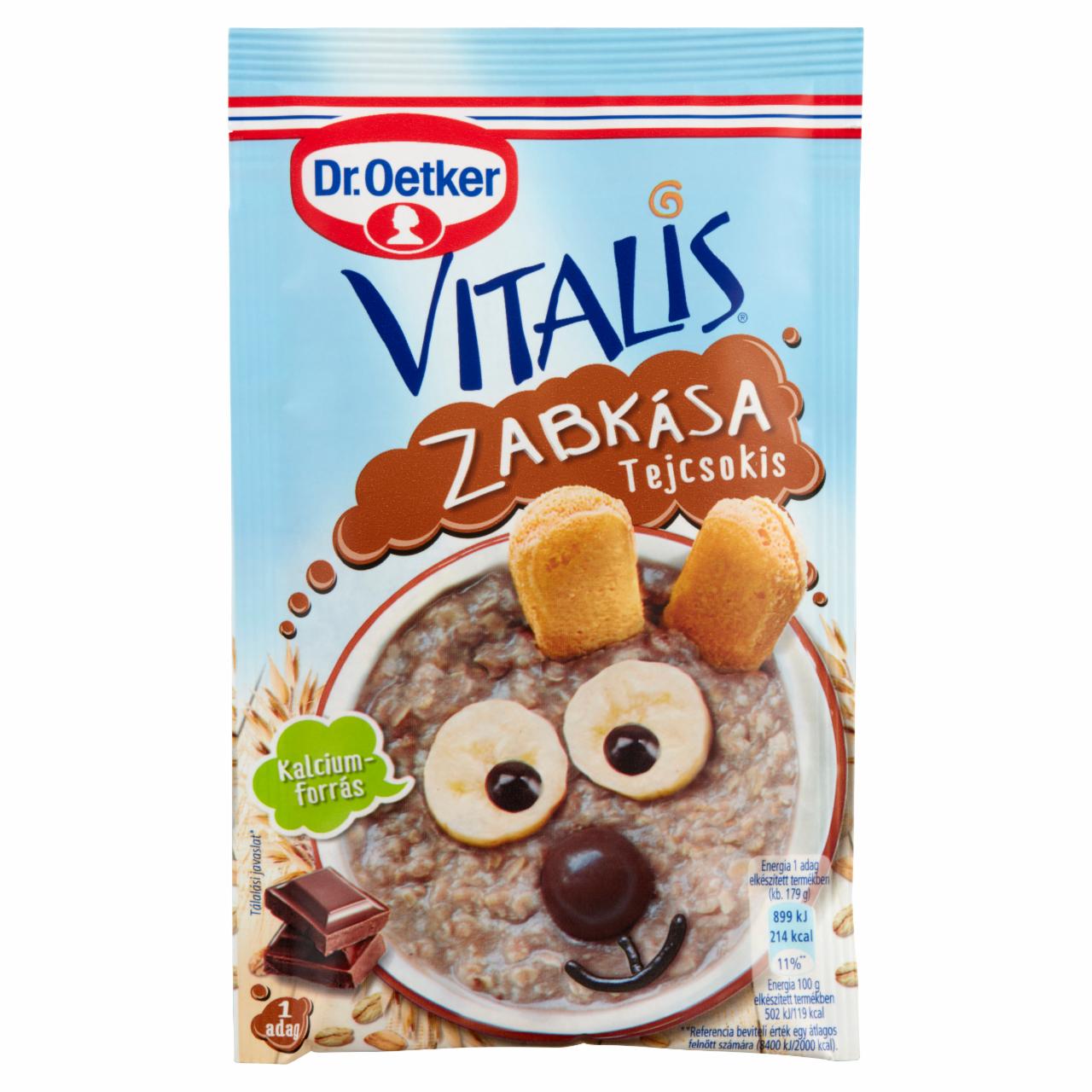 Photo - Dr. Oetker Vitalis Milk Chocolate Porridge Base Powder 54 g