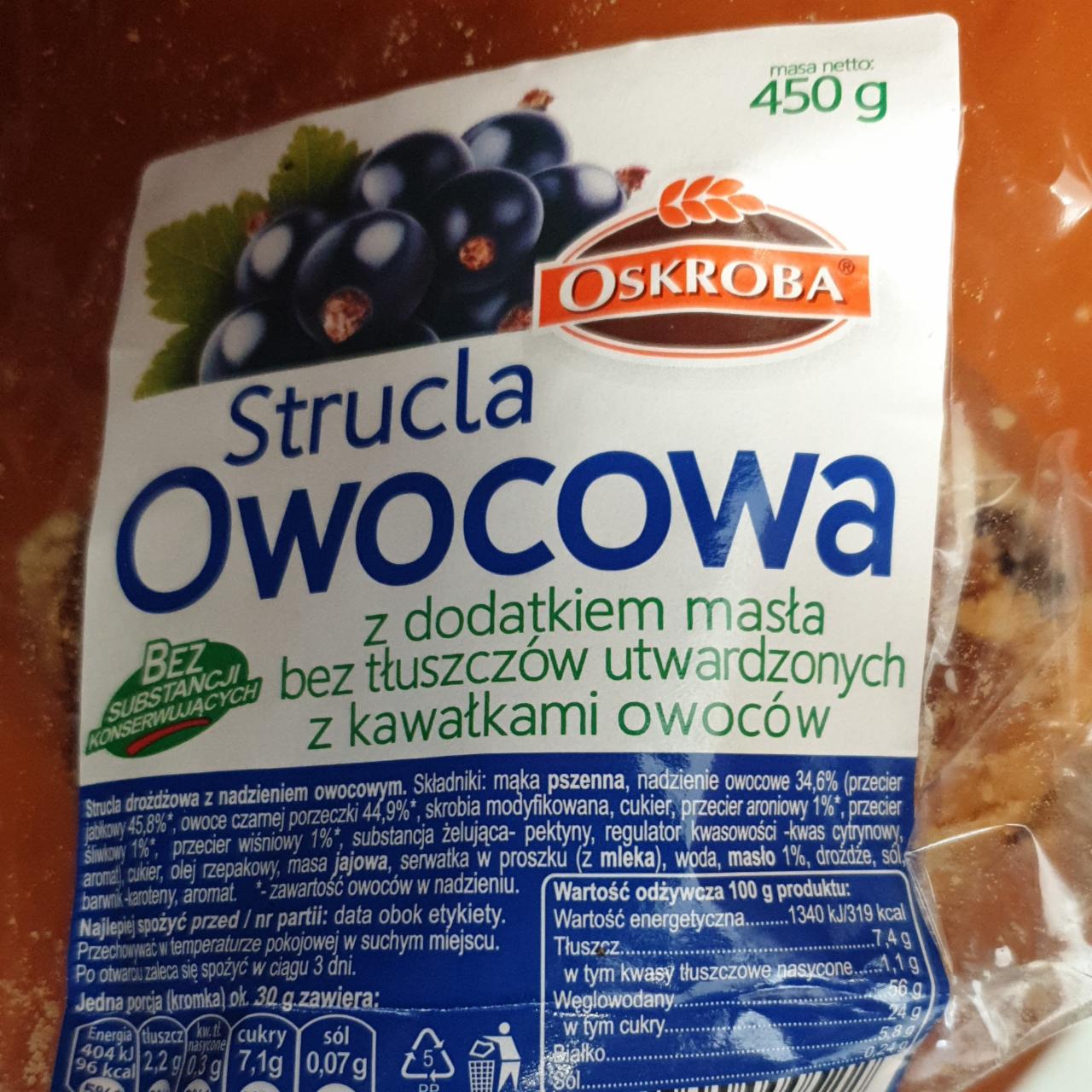 Photo - Oskroba Fruit Strudel 450 g