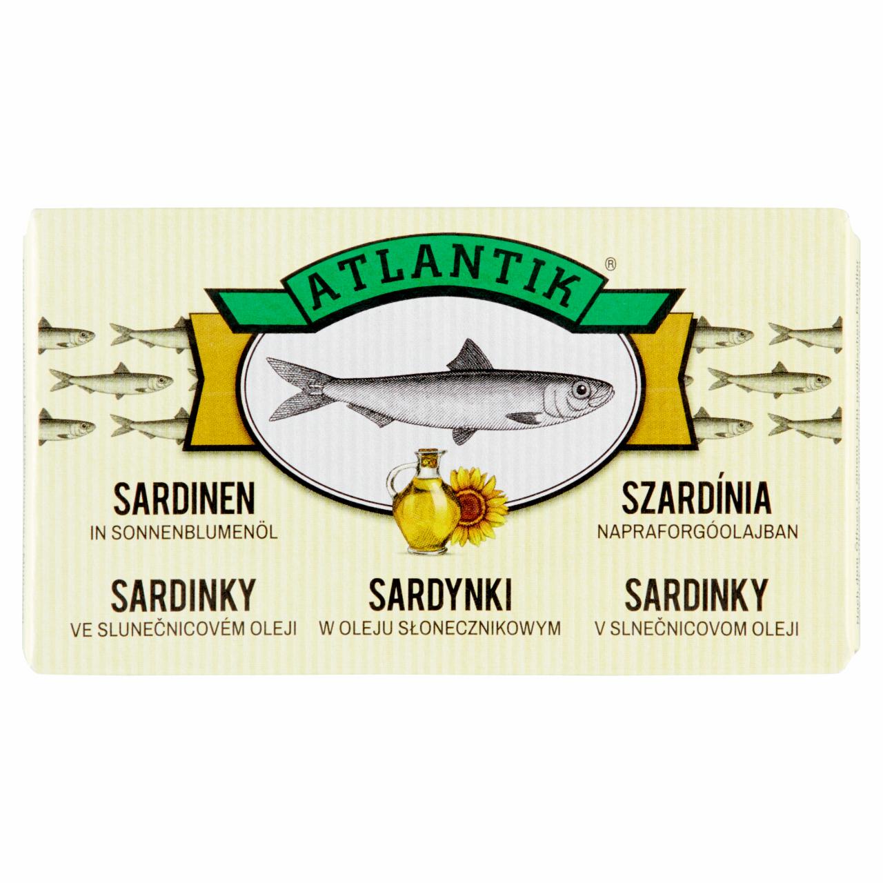 Photo - Atlantik Sardine in Sunflower Oil 125 g