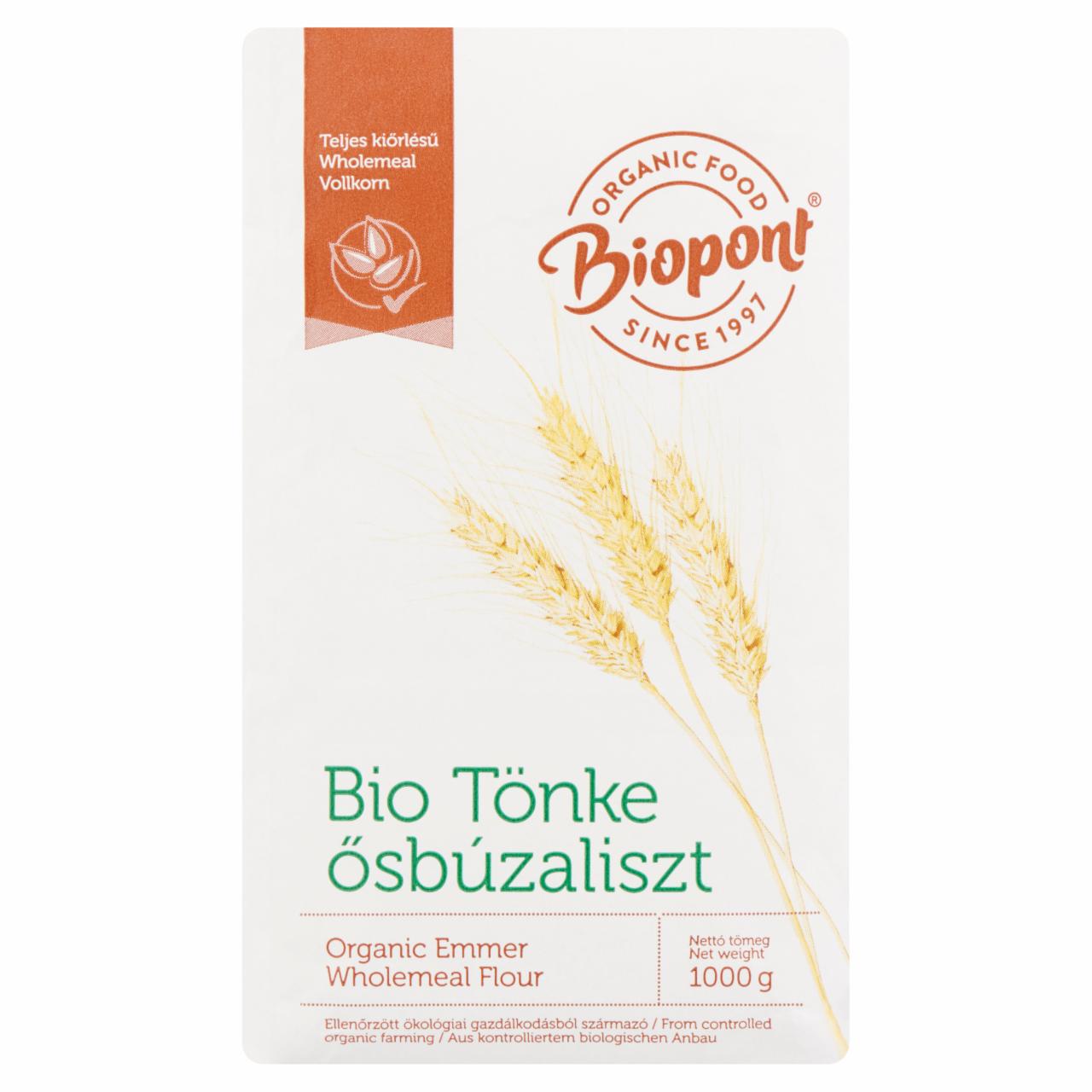 Photo - Biopont Organic Emmer Wholemeal Flour 1000 g