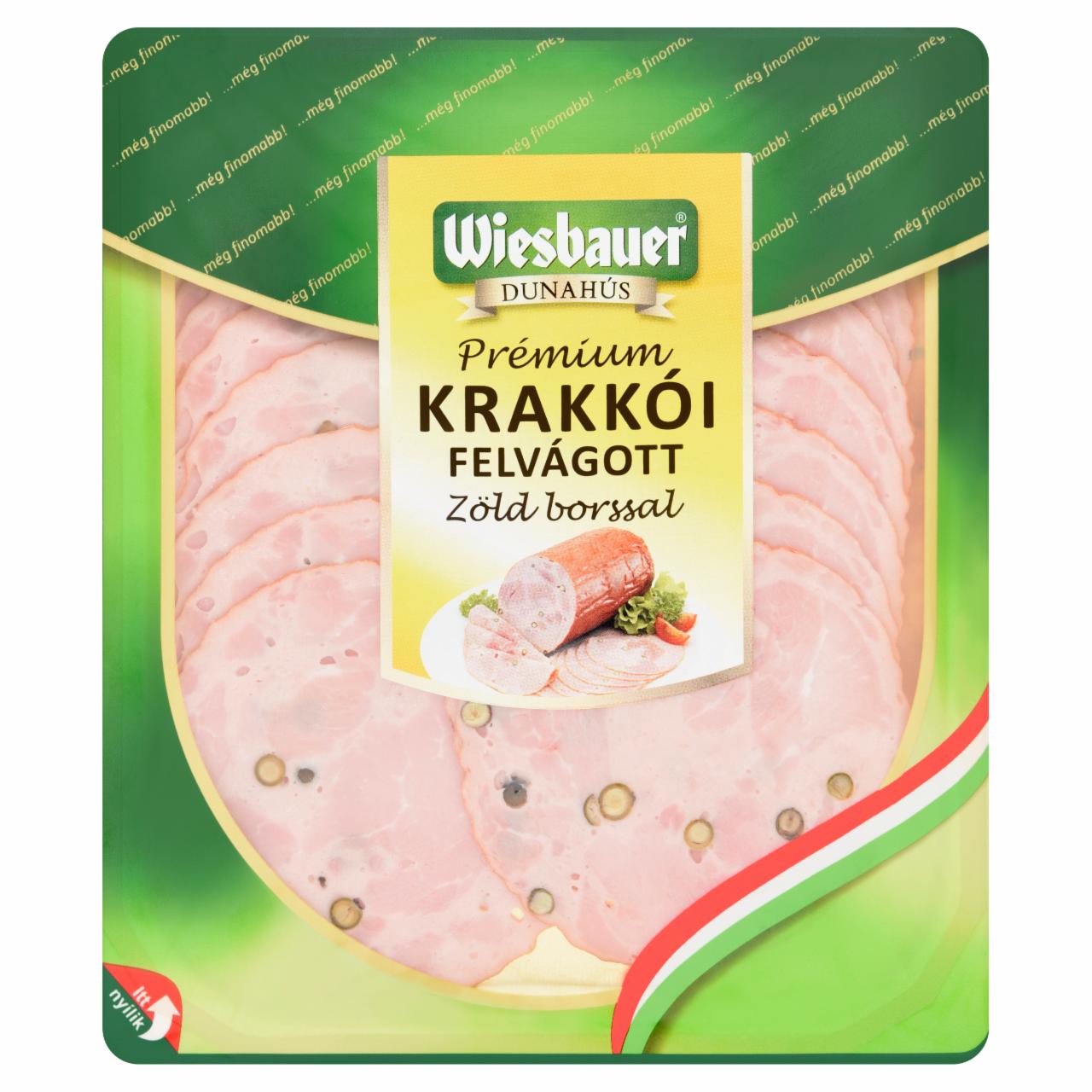 Photo - Wiesbauer Premium Krakow Cold Cuts with Green Pepper 80 g