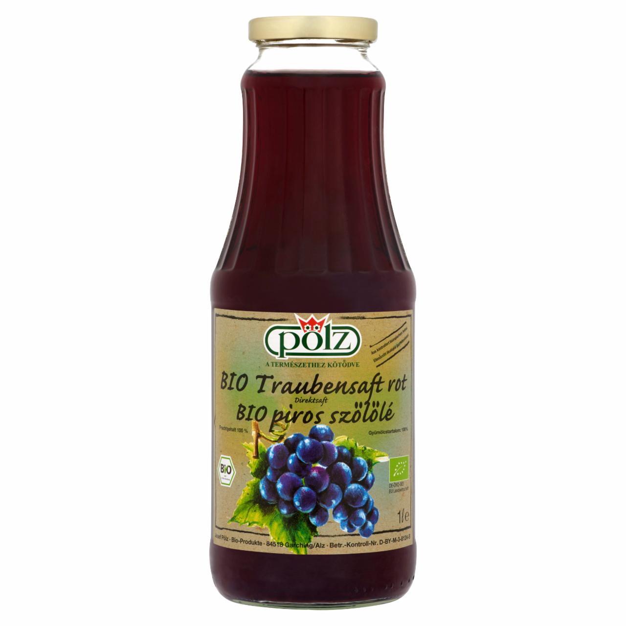 Photo - Pölz Organic Red Grape Juice 100% 1 l