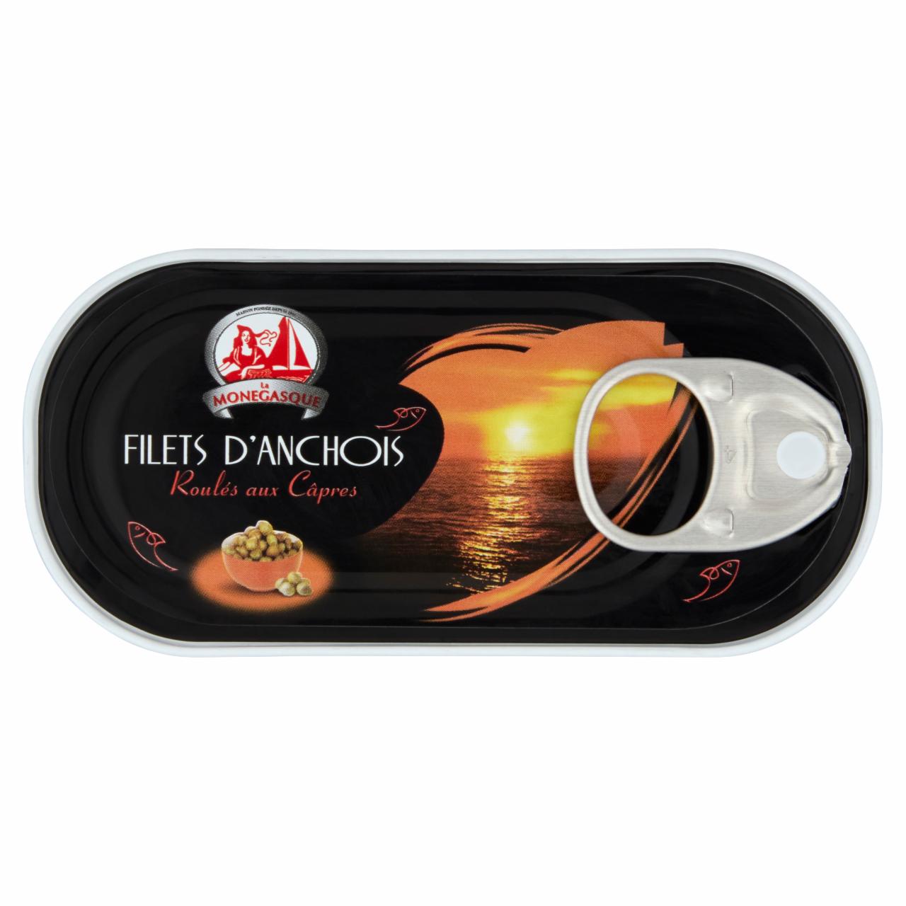 Photo - La Monegasque Anchovy Fillet in Vegetable Oil with Caper Berry 50 g