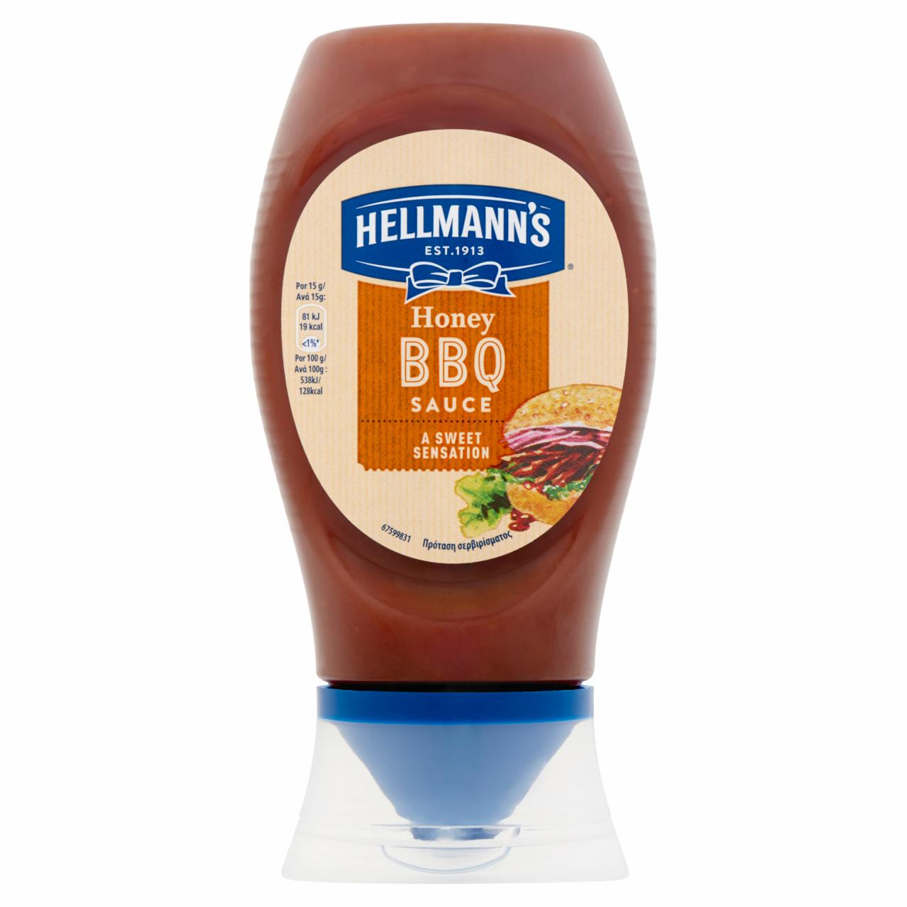 Photo - Hellmann's Honey BBQ Sauce 285 g