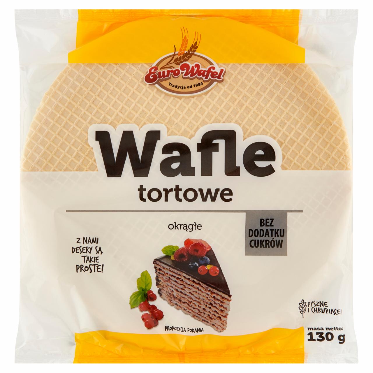 Photo - Eurowafel Round Cake Wafers 130 g