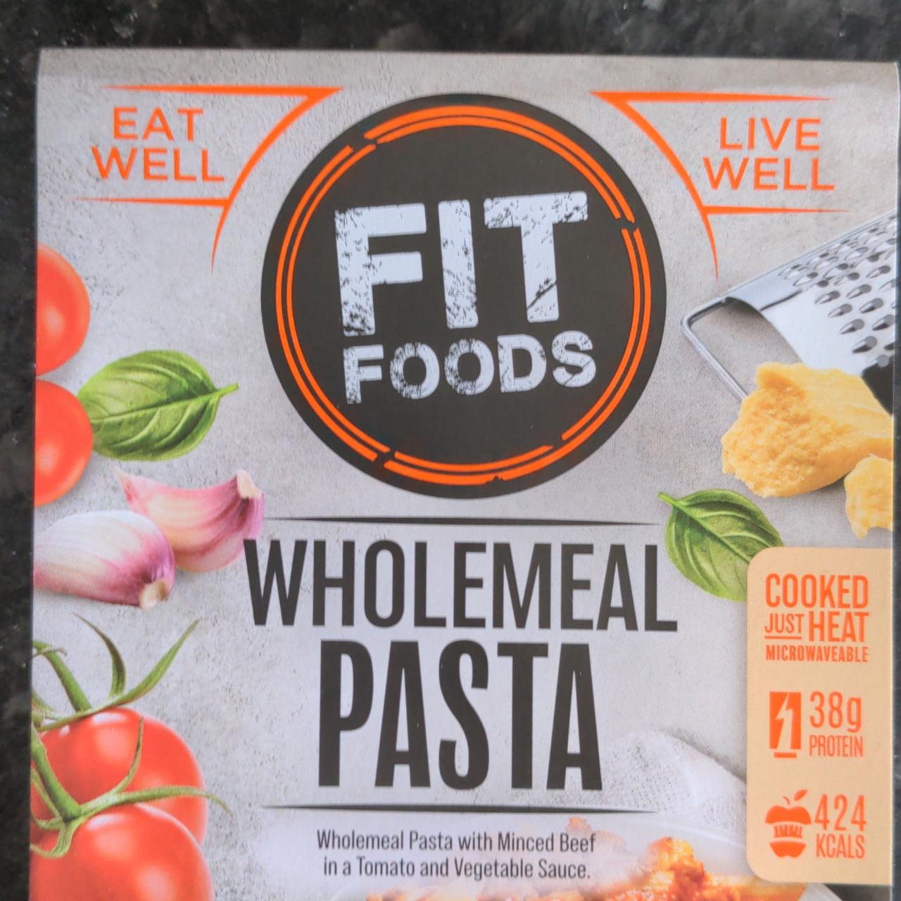 Photo - Wholemeal Pasta Fit Food