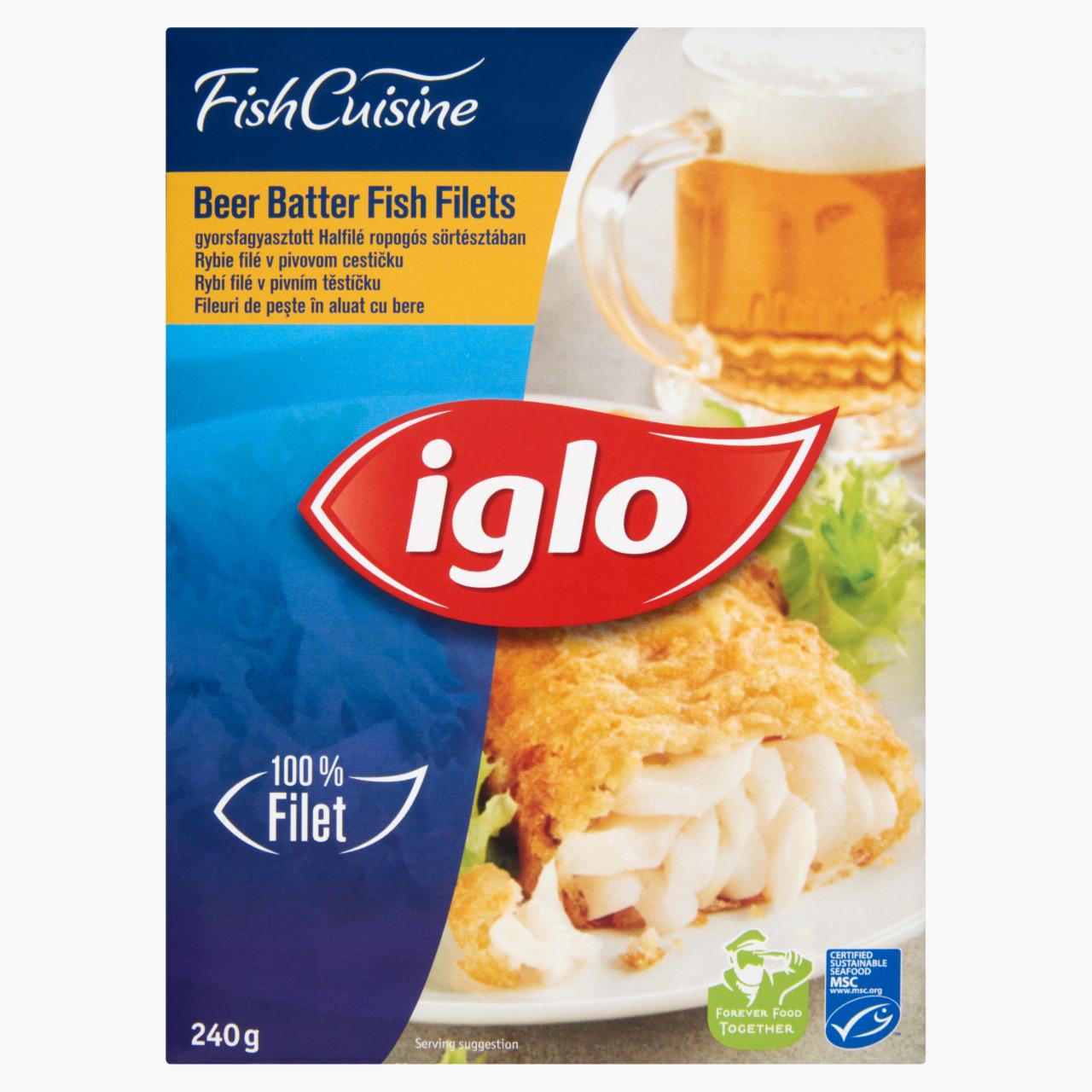 Photo - Iglo Fish Cuisine Beer Batter Fish Fillets 240 g