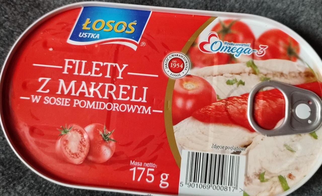 Photo - Łosoś Ustka Mackerel Fillets in Tomato Sauce 175 g
