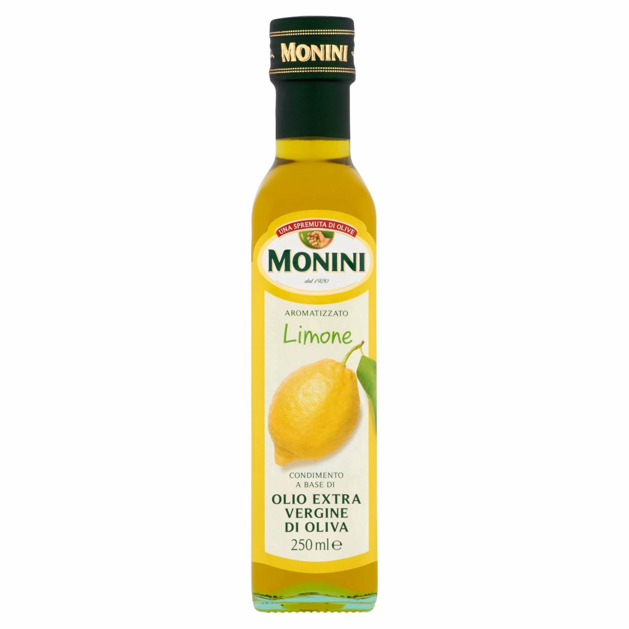 Photo - Monini Lemon Flavoured Extra Virgin Olive Oil 250 ml