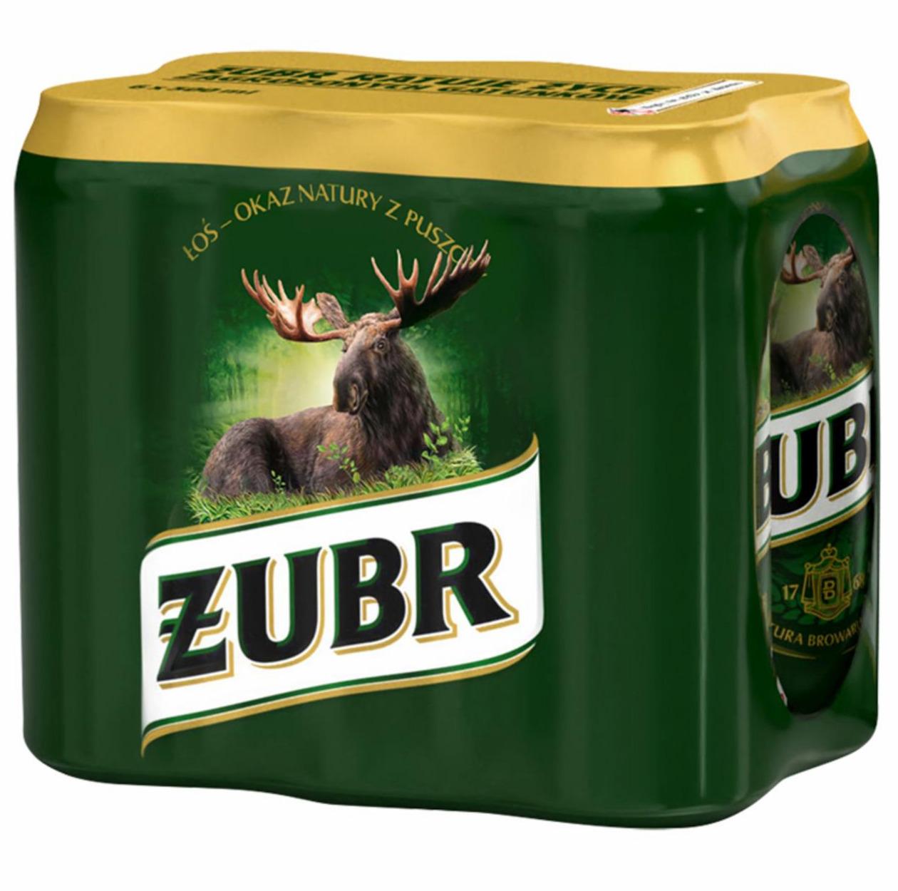 Photo - Żubr Lager Beer 6 x 500 ml
