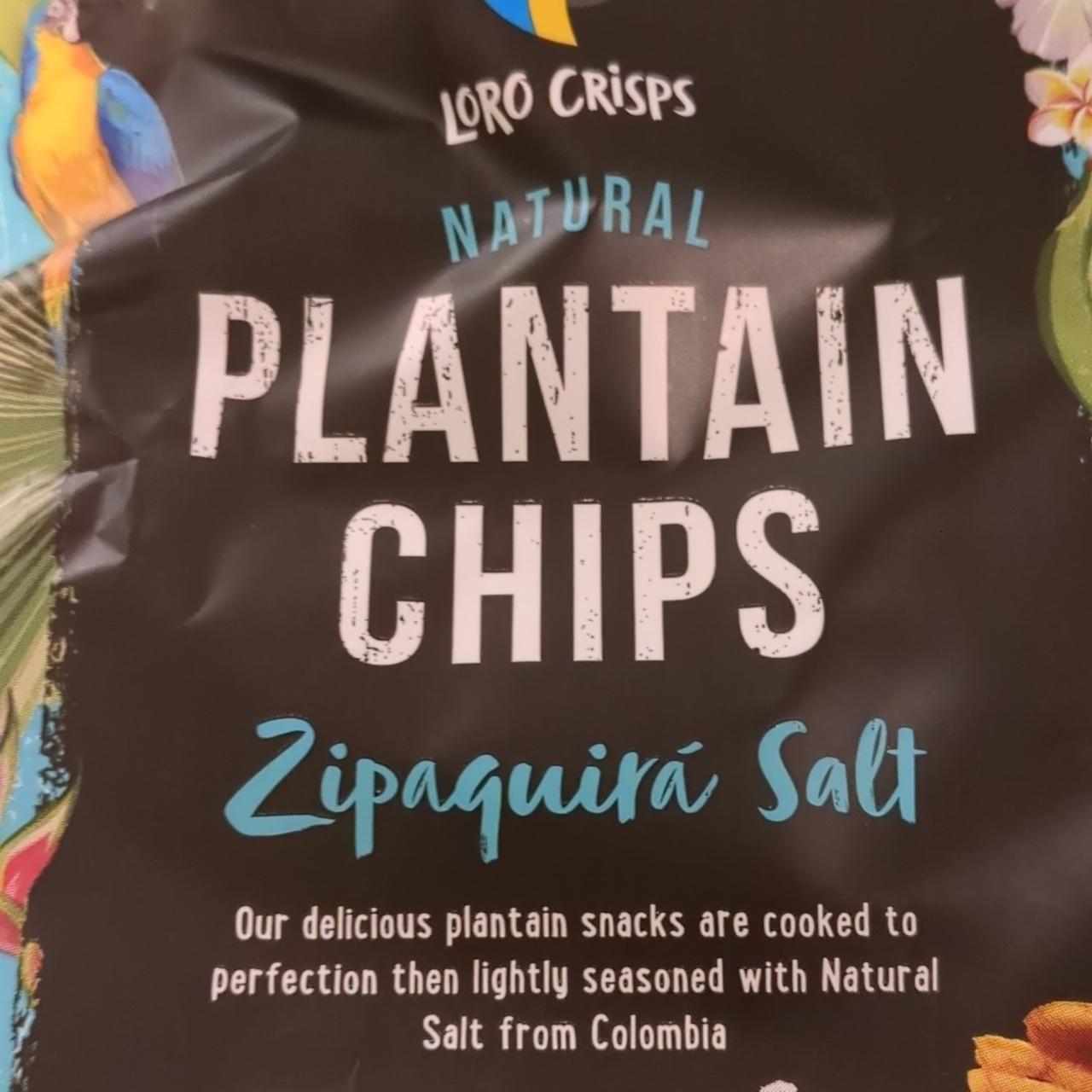 Photo - Plantain Chips Zipaquirá Salt Loro Crisps