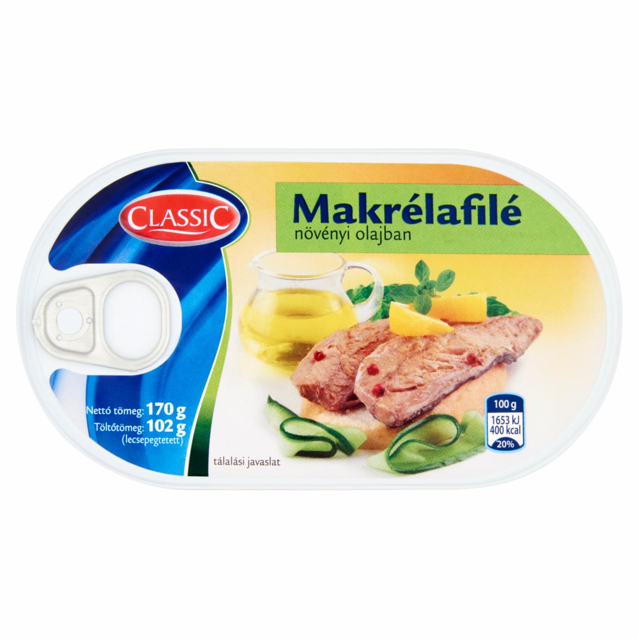 Photo - Classic Mackerel Fillets in Vegetable Oil 170 g