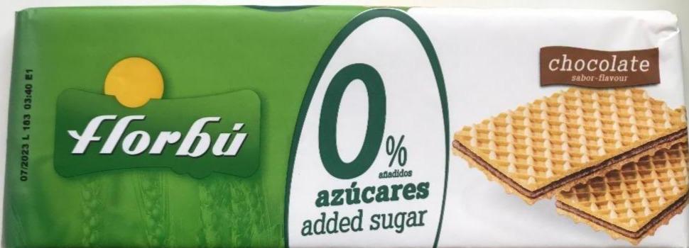 Photo - Florbú Cocoa Filled Wafer With Chocolate 150 g