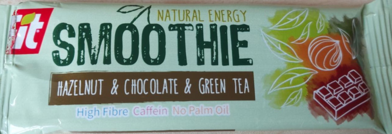 Photo - Smoothie hazelnut & chocolate & green tea Fit