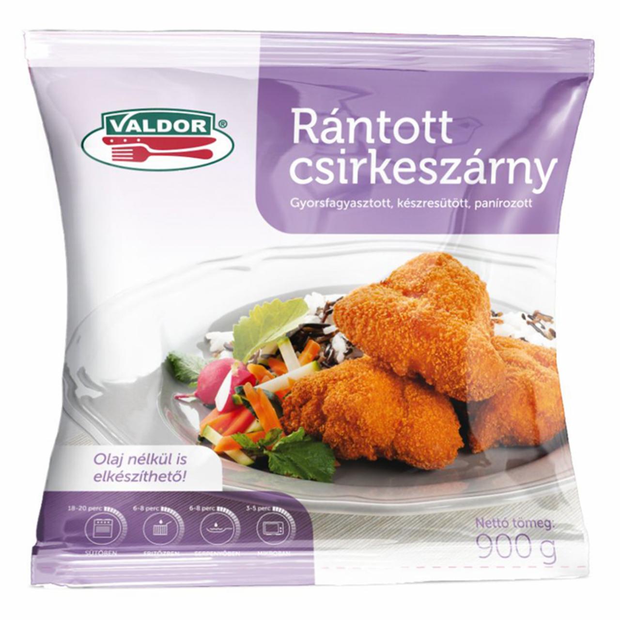 Photo - Valdor Quick-Frozen, Ready-Fried, Breaded Chicken Wings 900 g