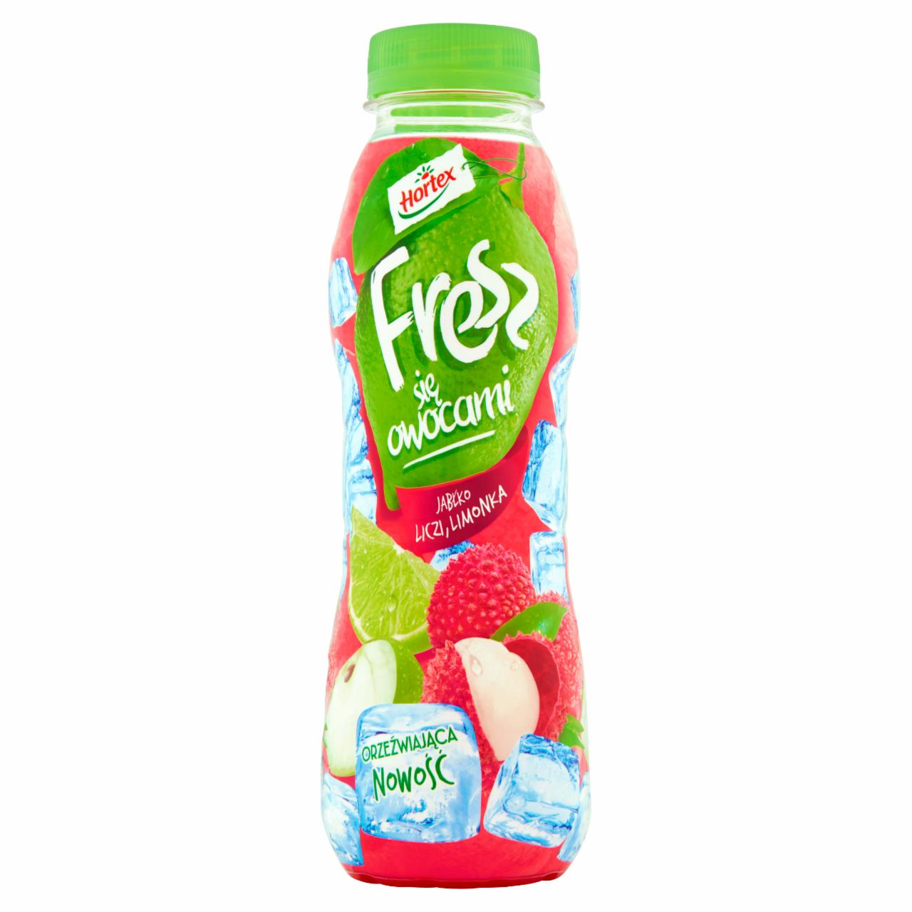Photo - Hortex Fresz Apple Lychee Lime Multifruit Drink 400 ml