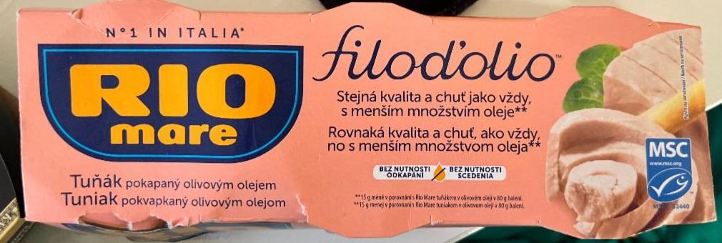 Photo - Rio Mare Filodolio Piece of Tuna in Olive Oil 3 x 65 g