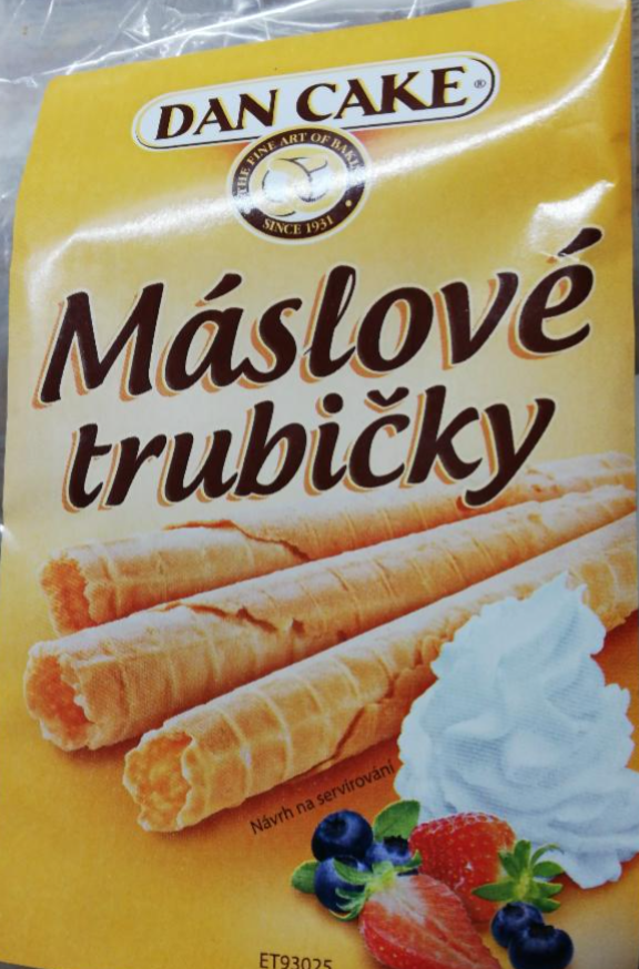 Photo - Wafer Dough Butter Tubes 125 g