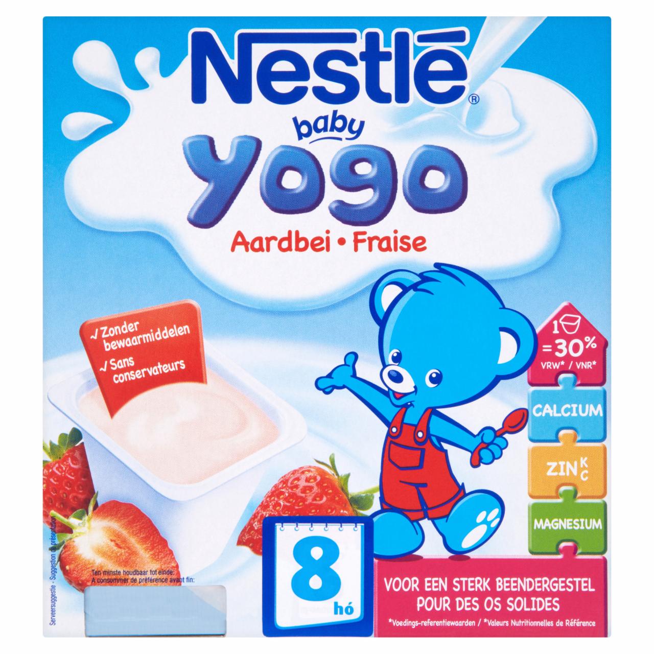 Photo - Nestlé Baby Yogo Strawberry Flavour Dessert 8+ Months