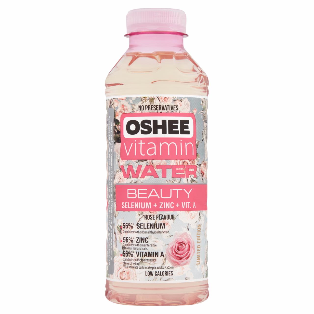 Photo - Oshee Vitamin Water Beauty with Rose Flavour 555 ml