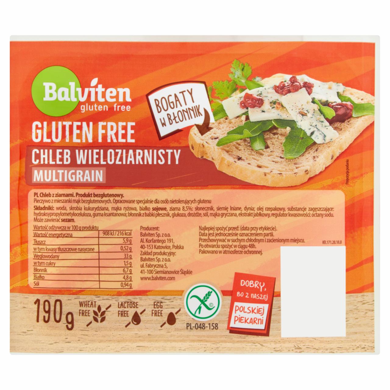 Photo - Balviten Multigrain Bread 190 g